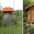 Krásná venkovská toaleta - jak zušlechtit stavbu, možnosti designu